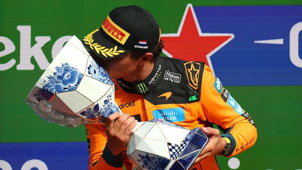 荷兰大奖赛：兰多·诺里斯在最后的赞德沃特比赛中击败基米·安东内利
